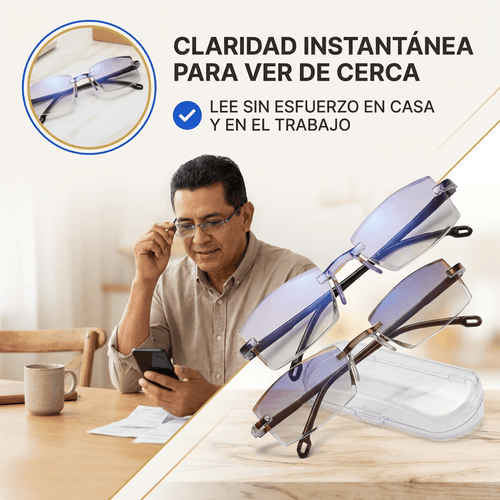 Gafas Multifocales de Lujo Pro - Sistema de visión Doble Ubicación
